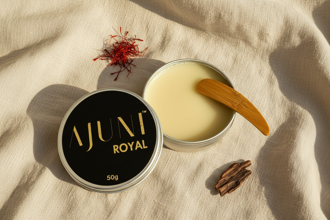 Royal Deodorant on Creamy Beige Linen
